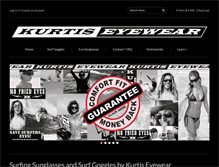 Tablet Screenshot of kurtiseyewear.com